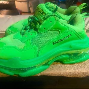 Balenciaga shoes 10 1/2” lime green